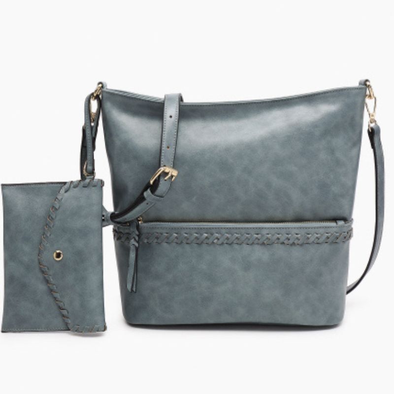 Cynthia Hobo Bag Grey Teal